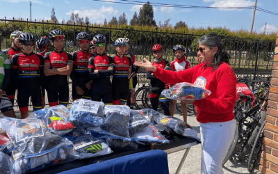 With Go Cycling we made a donation day in Sogamoso