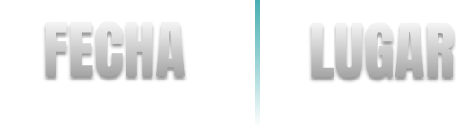 fecha y lugar